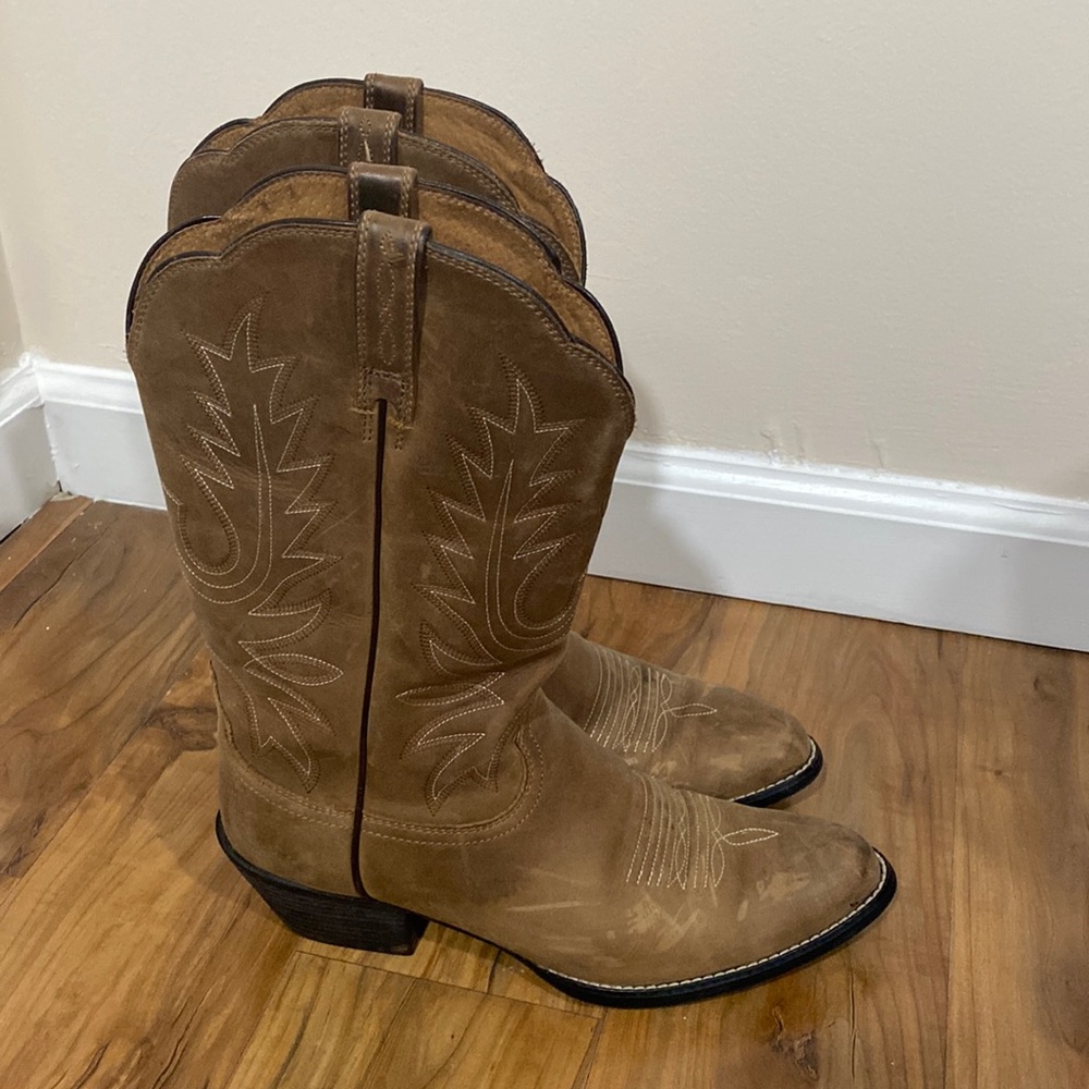 Ariat Heritage R Toe Cowboy Western Boots